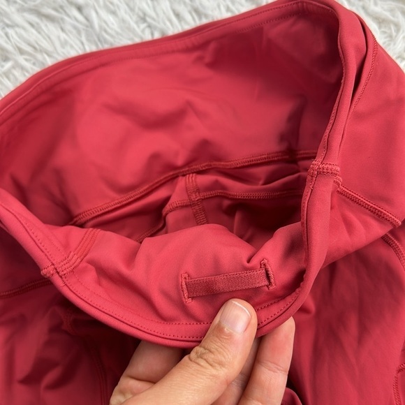 Lululemon Fast & Free Crop II *Nulux 19" Persian Red - Picture 3 of 5